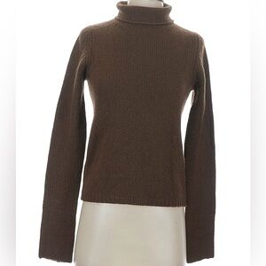 DKNY Cashmere Turtleneck Sweater Milk Chocolate Brown Women's P (XS)